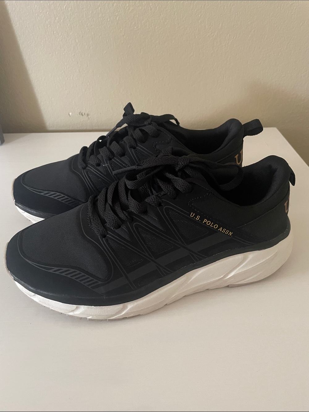 U.S. POLO ASSN. Women’s Black Sneakers